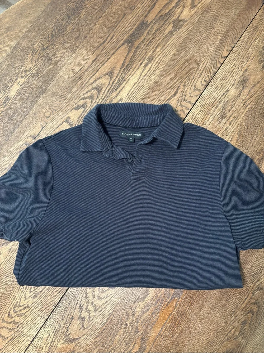 Banana Republic | Men's Navy Pique Polo Shirt